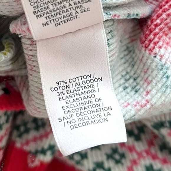 Victoria’s Secret Thermal Henley Holiday Print Pajama Cotton Blend Romper Size M - Picture 7 of 7
